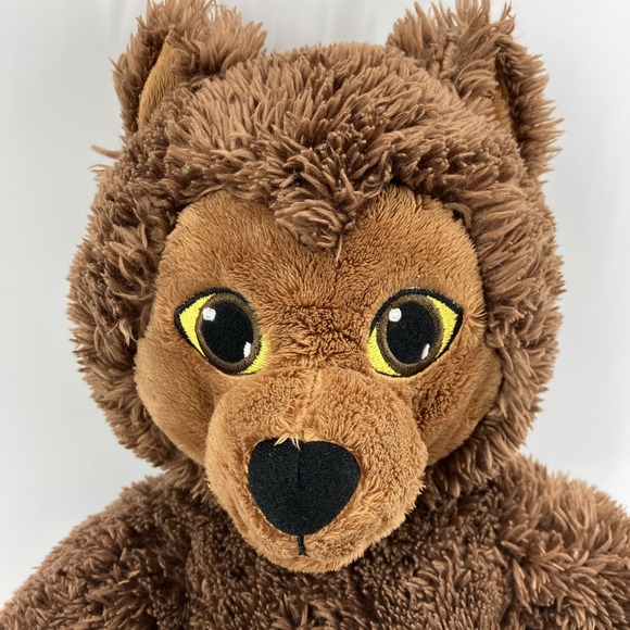 Build A Bear Howlin Werewolf Plush Halloween Wolf BABW Retired Glow in Dark Eyes - Picture 2 of 6
